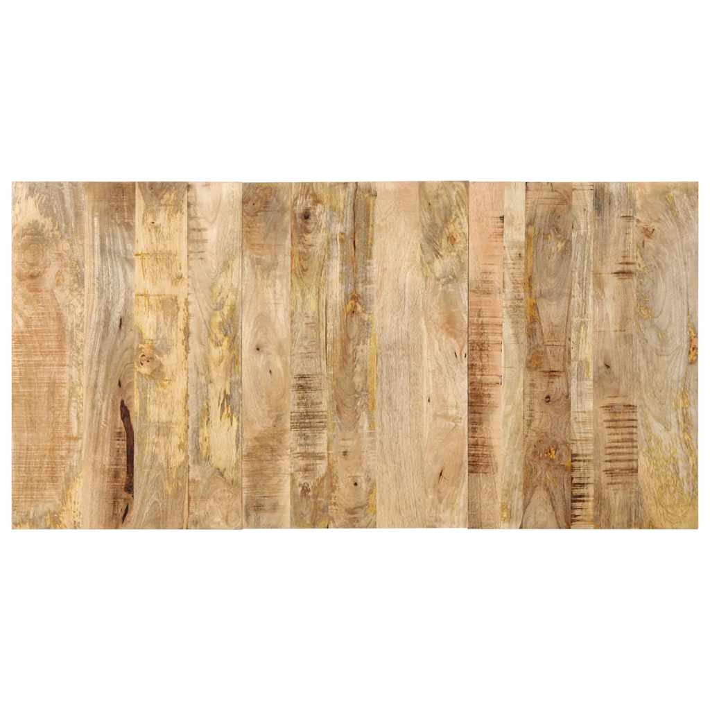 vidaXL Hoofdbord 120 cm massief ruw mangohout