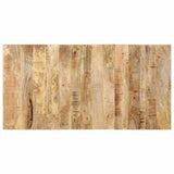 vidaXL Hoofdbord 120 cm massief ruw mangohout