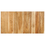 vidaXL Hoofdbord 120 cm massief ruw mangohout