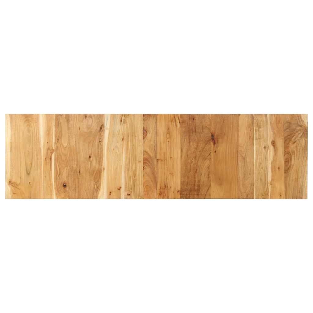 vidaXL Hoofdbord 120 cm massief ruw mangohout