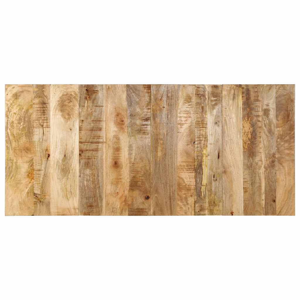 vidaXL Hoofdbord 120 cm massief ruw mangohout
