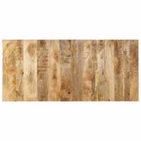 vidaXL Hoofdbord 120 cm massief ruw mangohout