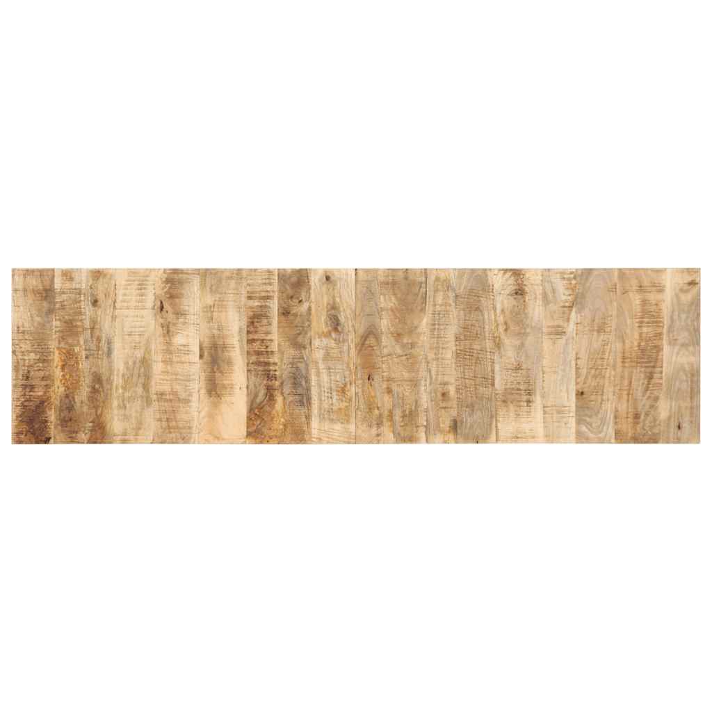 vidaXL Hoofdbord 120 cm massief ruw mangohout