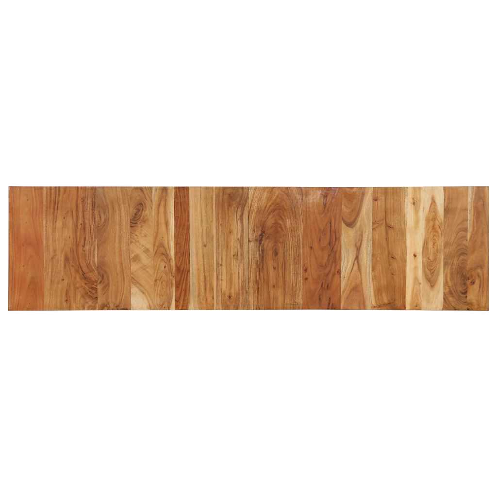 vidaXL Hoofdbord 120 cm massief ruw mangohout