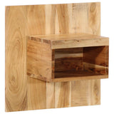 vidaXL Nachtkastje 50x27x50 cm massief ruw mangohout