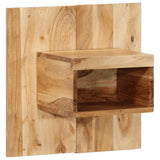 vidaXL Nachtkastje 50x27x50 cm massief ruw mangohout
