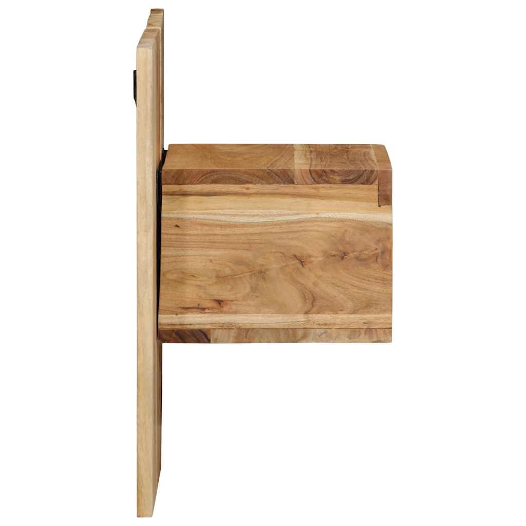 vidaXL Nachtkastje 50x27x50 cm massief ruw mangohout