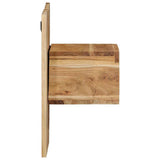 vidaXL Nachtkastje 50x27x50 cm massief ruw mangohout