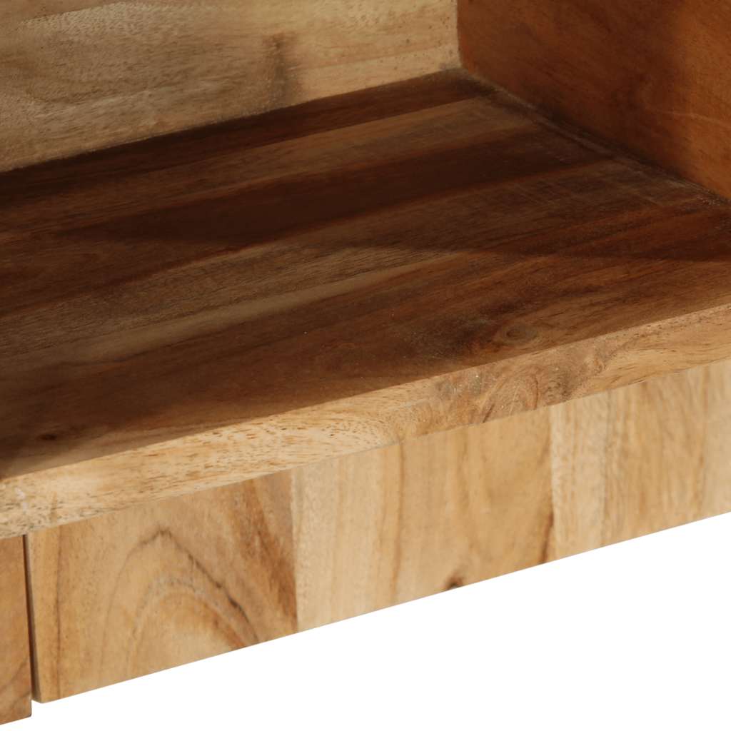 vidaXL Nachtkastje 50x27x50 cm massief ruw mangohout