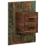 vidaXL Nachtkastje 50x27x50 cm massief ruw mangohout
