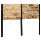 vidaXL Hoofdeinde 100 cm massief hout mango en ijzer