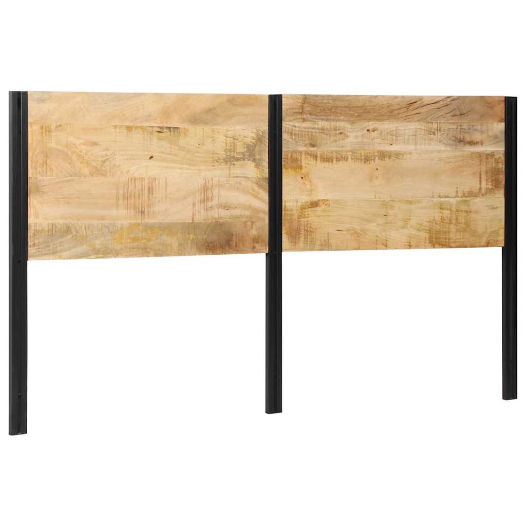 vidaXL Hoofdeinde 100 cm massief hout mango en ijzer