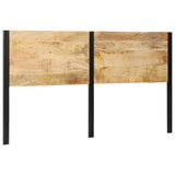 vidaXL Hoofdeinde 100 cm massief hout mango en ijzer