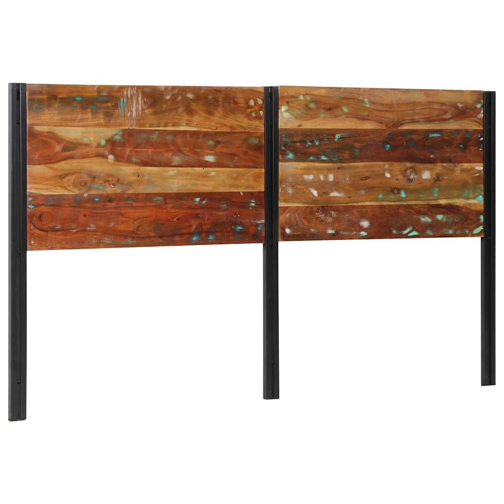 vidaXL Hoofdeinde 100 cm massief hout mango en ijzer
