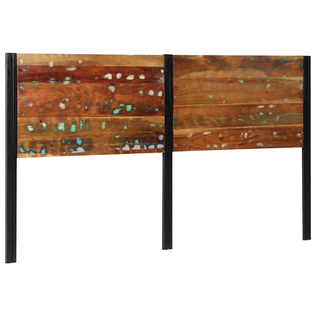 vidaXL Hoofdeinde 100 cm massief hout mango en ijzer