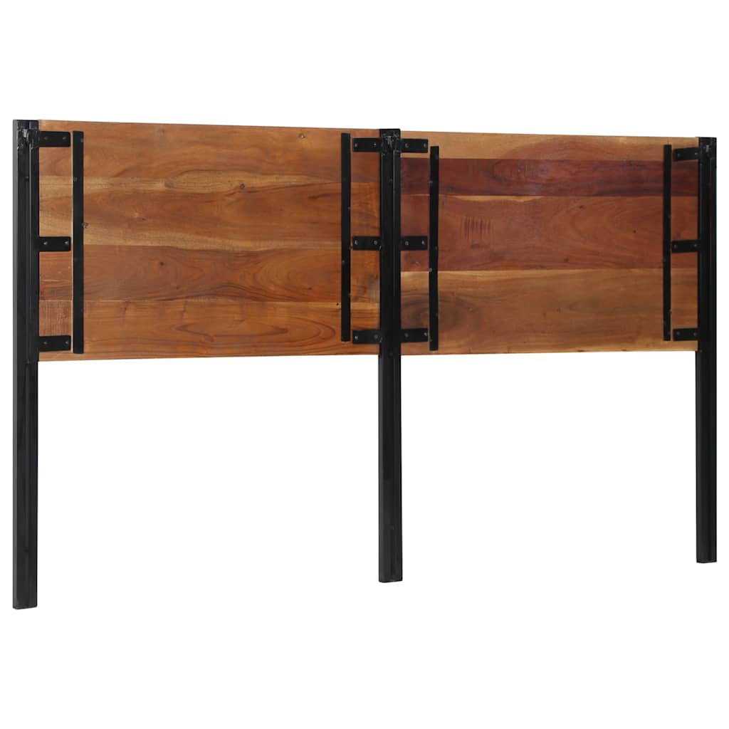 vidaXL Hoofdeinde 100 cm massief hout mango en ijzer