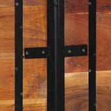 vidaXL Hoofdeinde 100 cm massief hout mango en ijzer