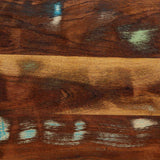 vidaXL Hoofdeinde 100 cm massief hout mango en ijzer