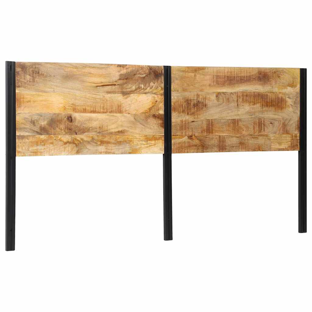 vidaXL Hoofdeinde 100 cm massief hout mango en ijzer