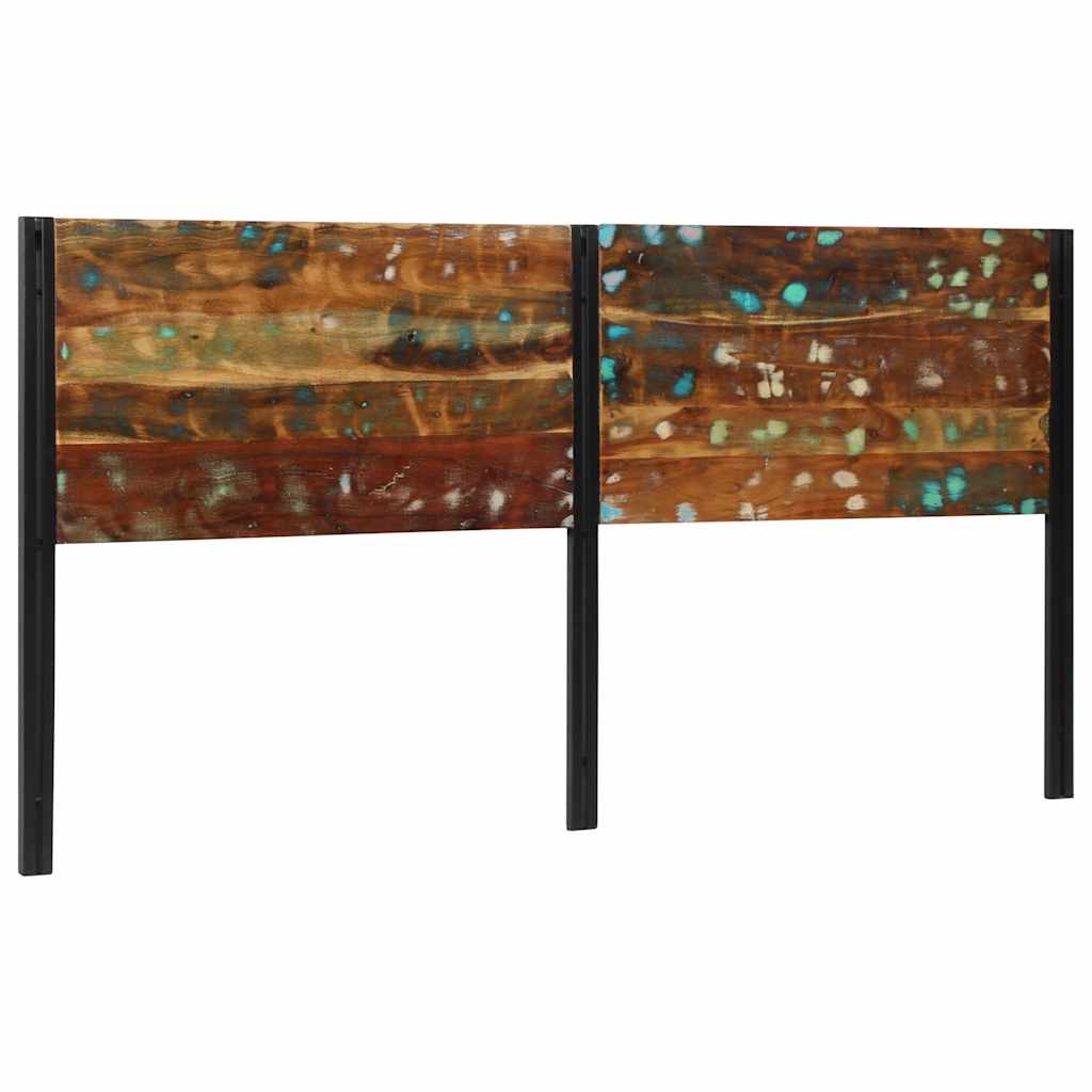 vidaXL Hoofdeinde 100 cm massief hout mango en ijzer