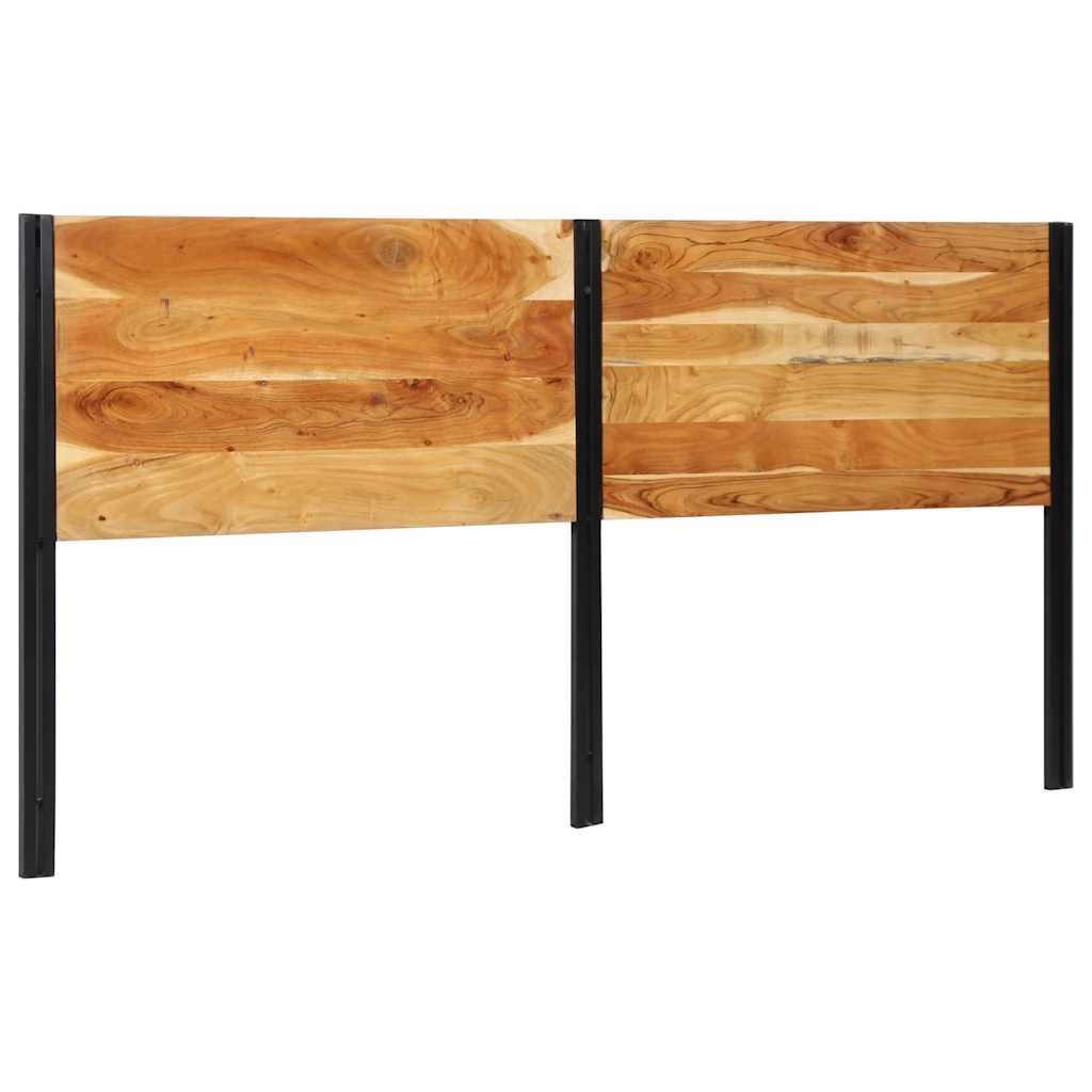 vidaXL Hoofdeinde 100 cm massief hout mango en ijzer