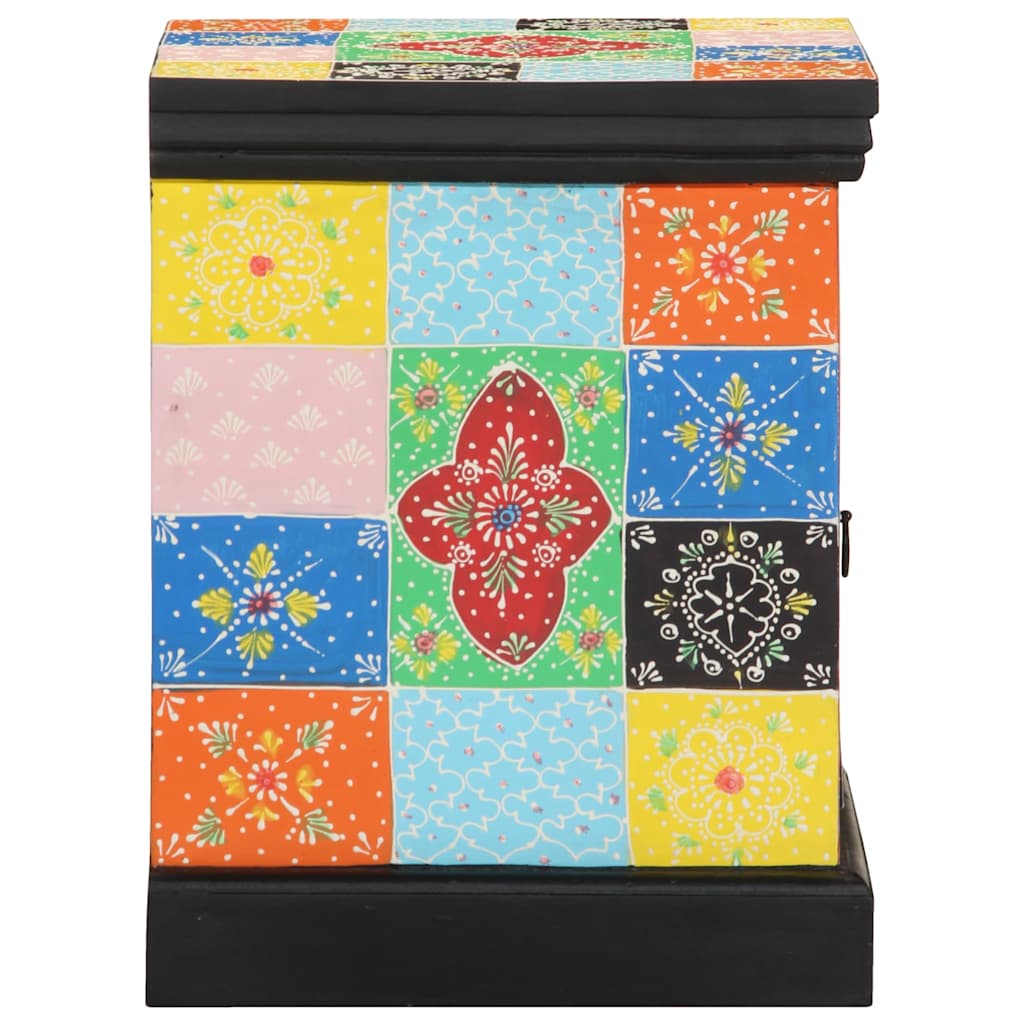 vidaXL Nachtkastje 40x35x45 cm massief mangohout mango