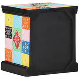 vidaXL Nachtkastje Multikleur 40 x 35 x 45 cm Massief Mango Hout