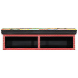 vidaXL TV Kast met plank Multikleur 80 x 30 x 22 cm Bewerkt hout