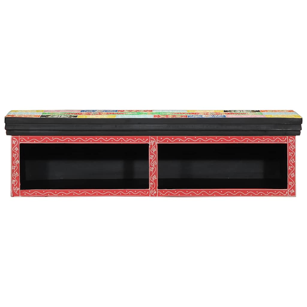 vidaXL TV Kast met plank Multikleur 80 x 30 x 22 cm Bewerkt hout