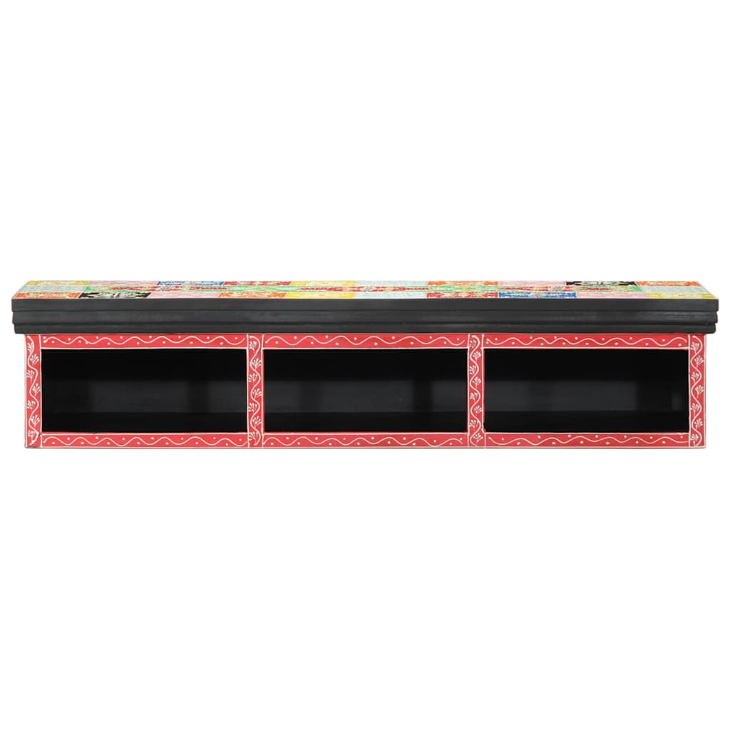 vidaXL TV Kast met plank Multikleur 80 x 30 x 22 cm Bewerkt hout
