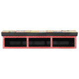 vidaXL TV Kast met plank Multikleur 80 x 30 x 22 cm Bewerkt hout