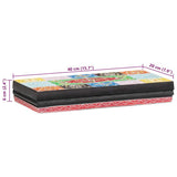 vidaXL Wall Shelves Multicolour 40 x 20 x 6 cm Solid Mango Wood
