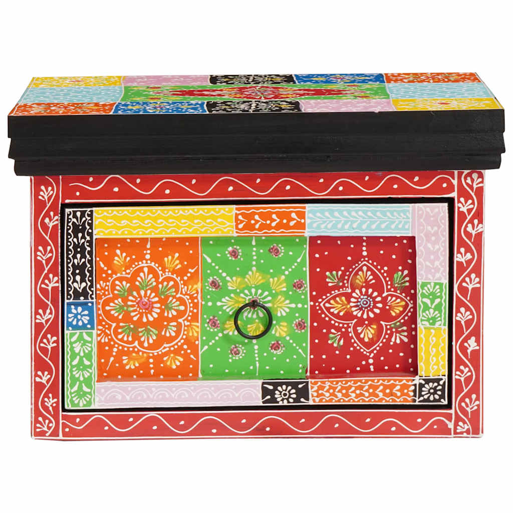vidaXL Nachtkastje met lade Multikleur 40 x 30 x 28 cm