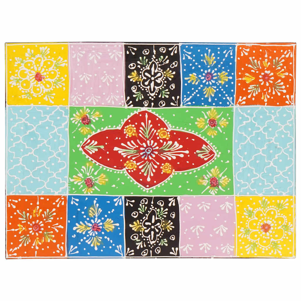 vidaXL Nachtkastje met lade Multikleur 40 x 30 x 28 cm