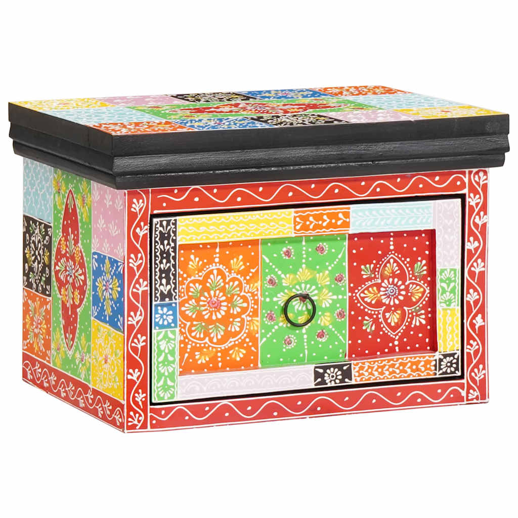 vidaXL Nachtkastje met lade Multikleur 40 x 30 x 28 cm