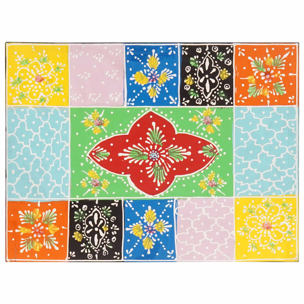 vidaXL Nachtkastje met lade Multikleur 40 x 30 x 40 cm