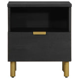 vidaXL Nightstand 40x33x46 cm engineered wood black