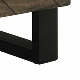 vidaXL Bedside cabinet 40x33x46 cm solid mango wood black