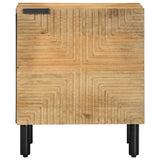 vidaXL Nachtkastje 40x33x46 cm massief mangohout bruin