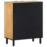 vidaXL Dressoir 60x33x75 cm massief mangohout bruin