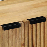 vidaXL Dressoir 60x33x75 cm massief mangohout bruin