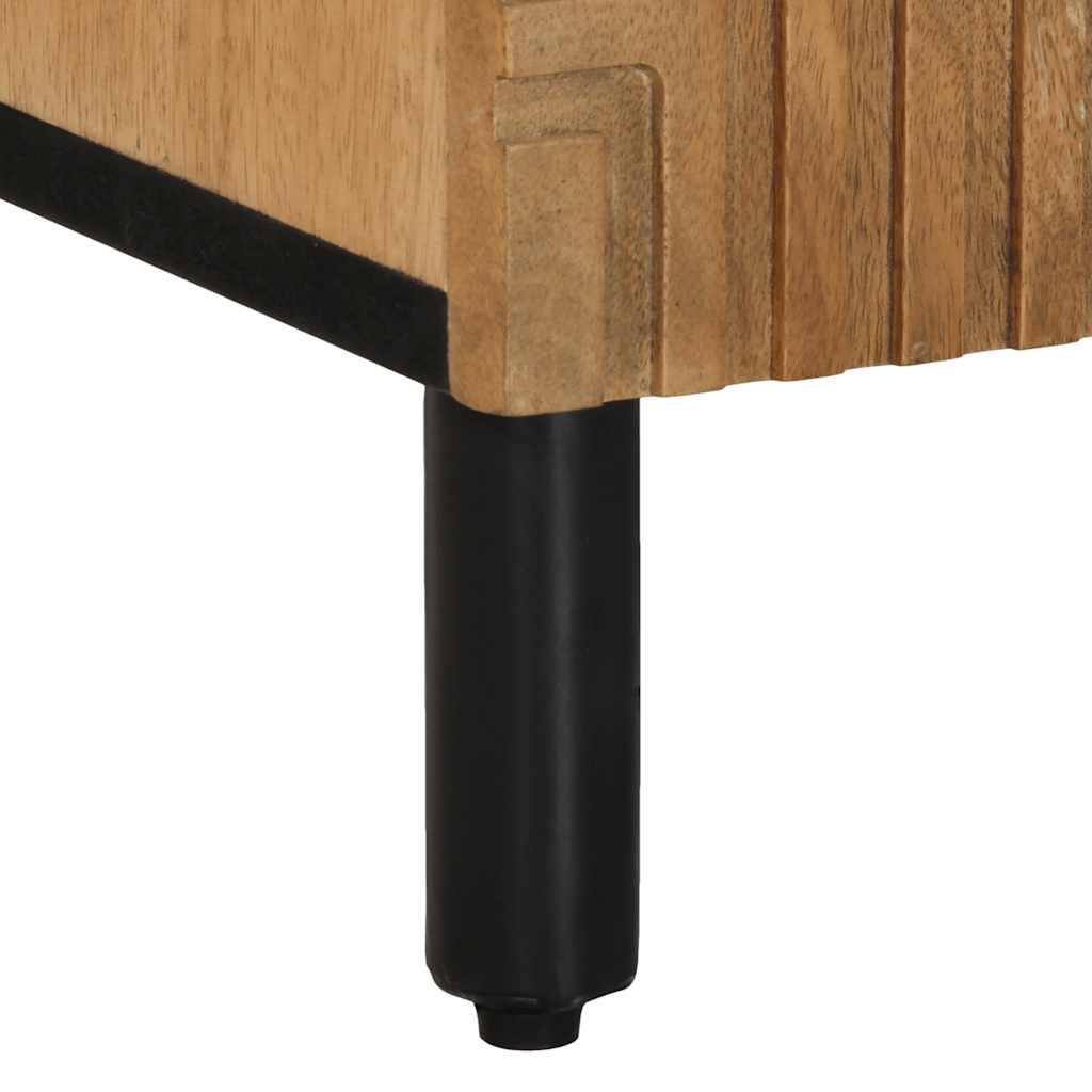 vidaXL Dressoir 60x33x75 cm massief mangohout bruin