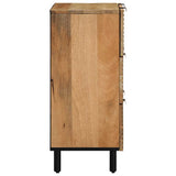vidaXL Dressoir 60x33x75 cm massief mangohout bruin