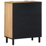 vidaXL Dressoir 60x33x75 cm massief mangohout bruin