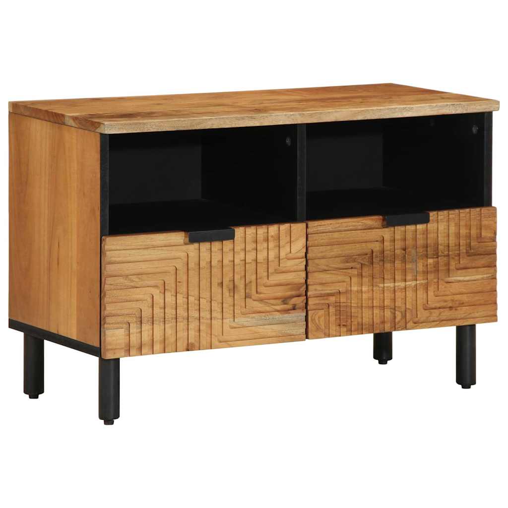 vidaXL TV Cabinet 70x33x46 cm Solid Mango Wood Brown