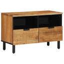 vidaXL TV Cabinet 70x33x46 cm Solid Mango Wood Brown