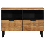 vidaXL TV Cabinet 70x33x46 cm Solid Mango Wood Brown
