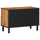 vidaXL TV Cabinet 70x33x46 cm Solid Mango Wood Brown