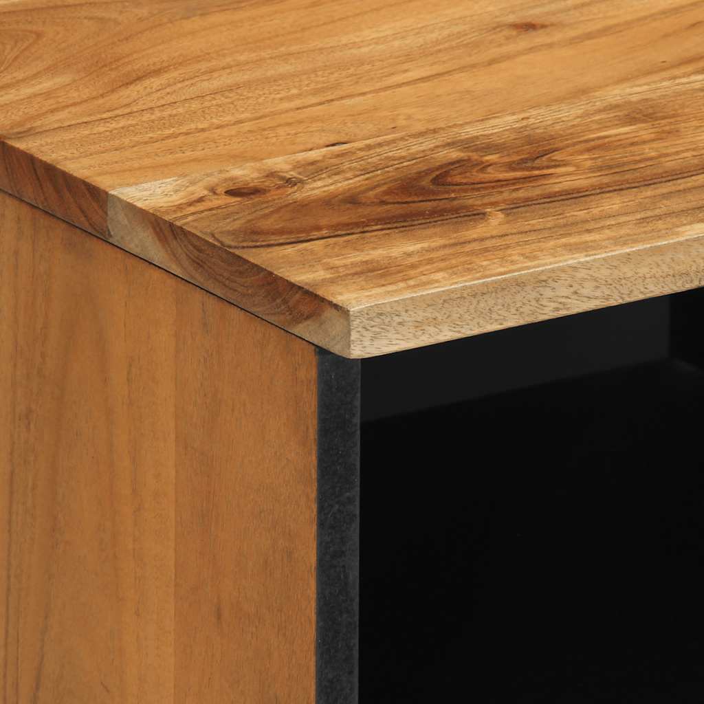 vidaXL TV Cabinet 70x33x46 cm Solid Mango Wood Brown