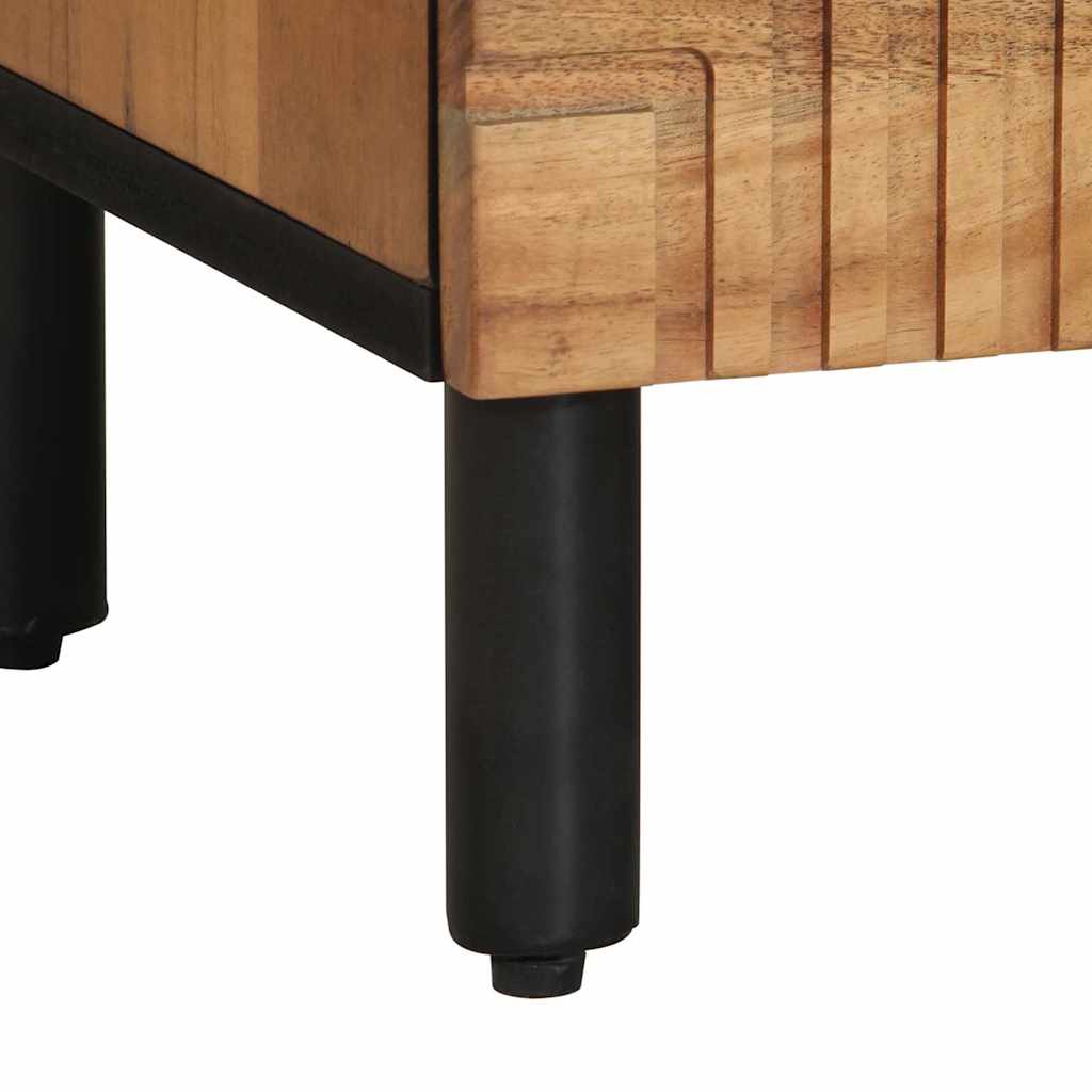 vidaXL TV Cabinet 70x33x46 cm Solid Mango Wood Brown